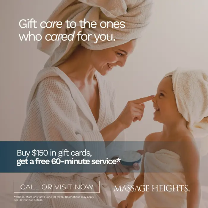 Massage Heights Gift Card Special